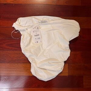 Zara white Off The Shoulder Top